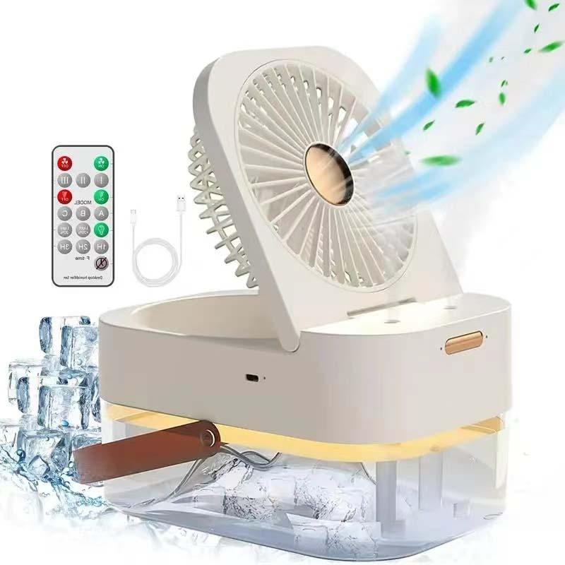 3 In 1 Portable Fan Air Conditioner Humidifier Cooling USB Fan None