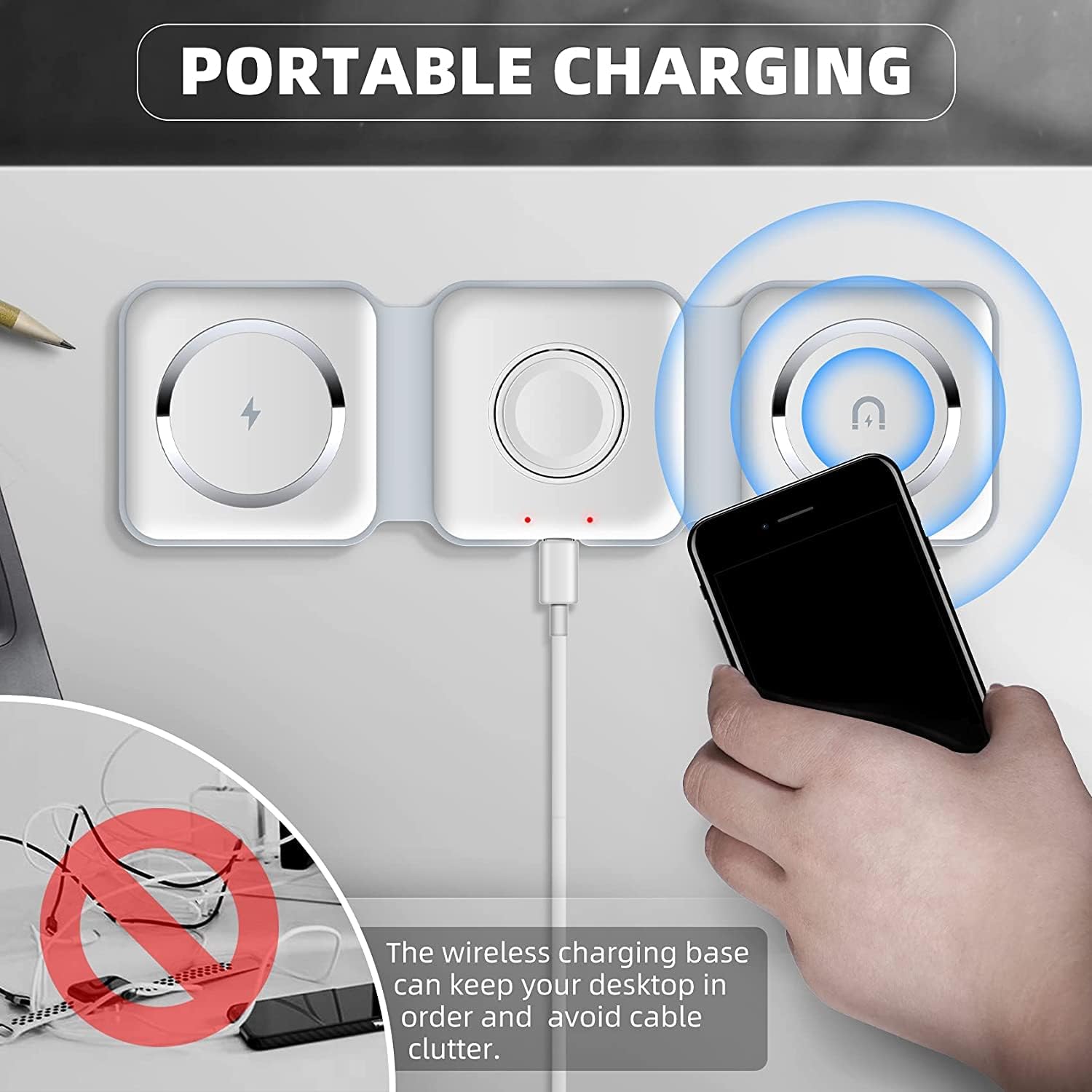 Simplify Your Life with the 3-in-1 Wireless Charging Pad Urban Mart