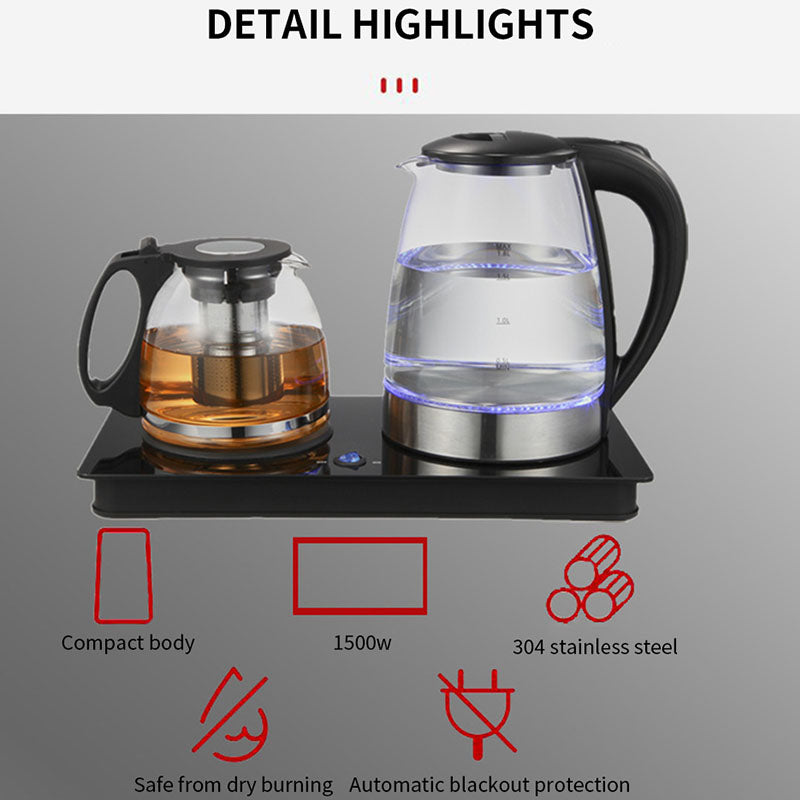 Pure Elegance, Perfect Brews: The Glass Electric Kettle That Elevates Your Kitchen Urban Mart