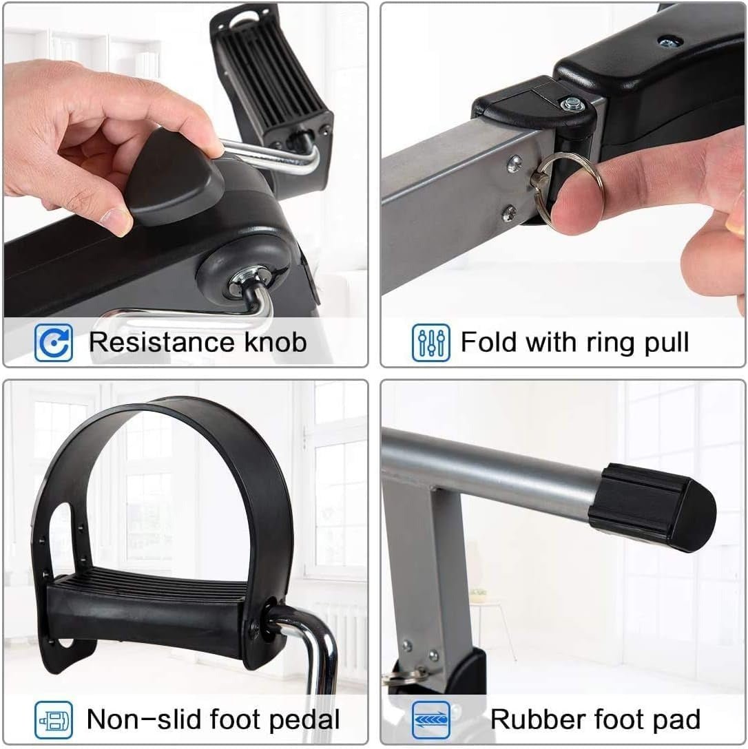 FlexiMotion Pro: Ultimate Arm & Leg Pedal Exerciser for Full - Body Fitness Anywhere - Urban Mart