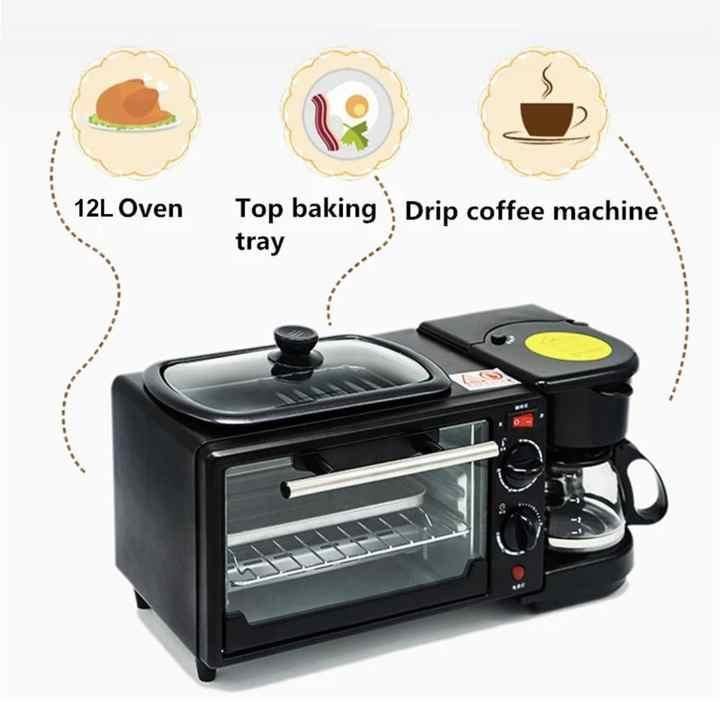 3 - In - 1 Multifunctional Breakfast Maker - Urban Mart