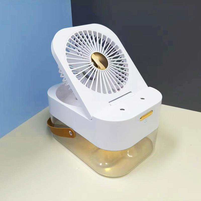 3 In 1 Portable Fan Air Conditioner Humidifier Cooling USB Fan None