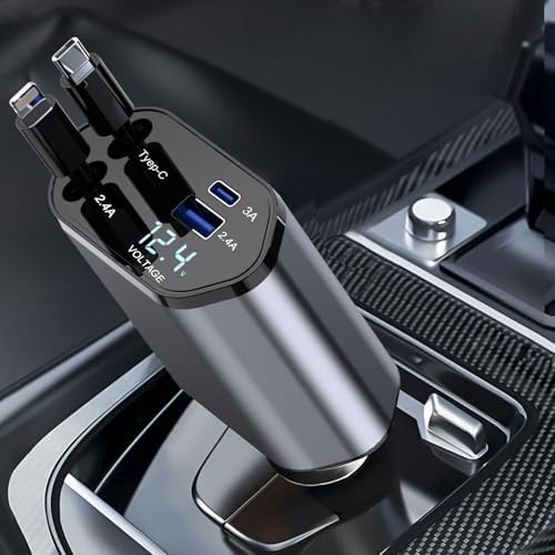 4-in-1 Fast Car Phone Charger: Ultimate Multi-Port Car Charger for Quick Charging Urban Mart