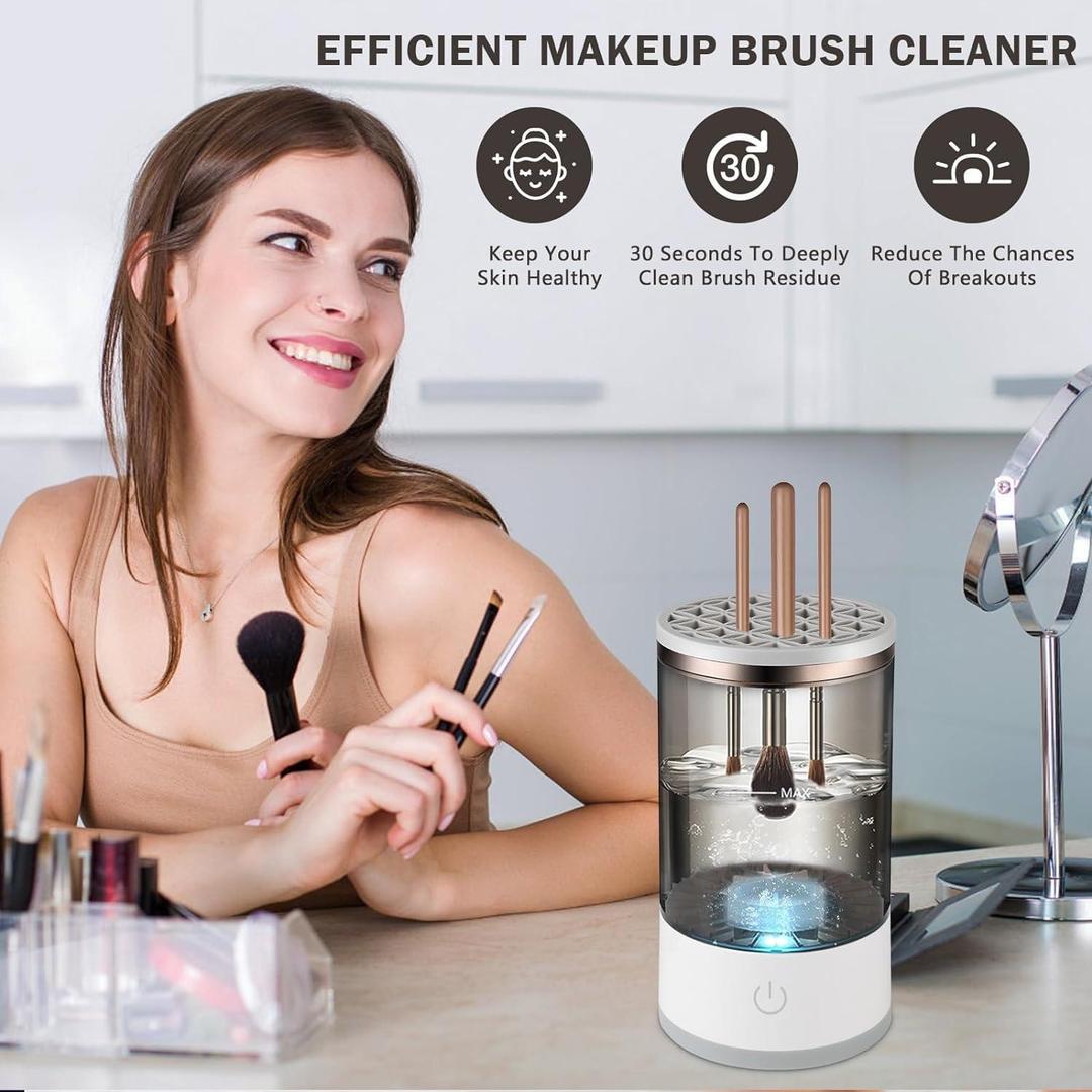 Revolutionize Your Beauty Routine with the Ultimate Electric Makeup Brush Cleaner! None