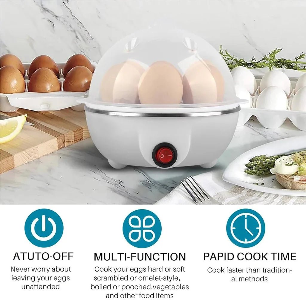 All - in - One Egg Poacher & Beater | 350W Kitchen Essential - Urban Mart