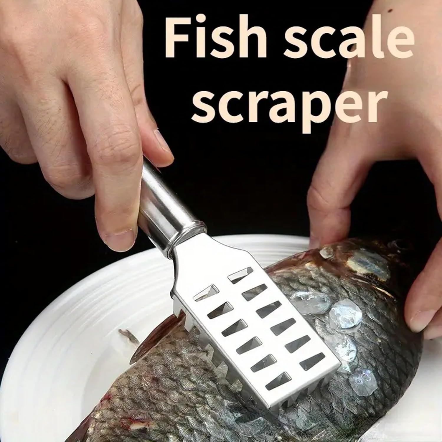 Scale It Down! 3pcs Stainless Steel Fish Scale Scraper Set - Urban Mart