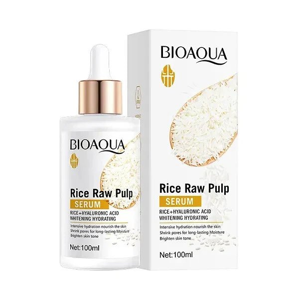 BIOAOUA Hyaluronic Acid Rice Raw Pulp Essence Face Serum 100ml Urban Mart