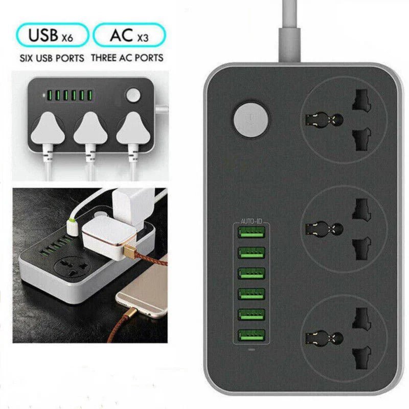 StaticShield: The Ultimate Anti-Static Power Socket for Safe, Shock-Free Charging" Urban Mart