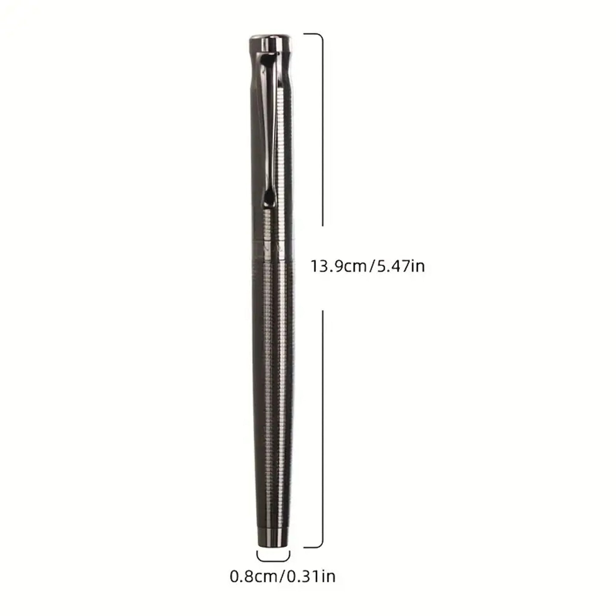 Business Gray Metal Pen – Sleek, Refillable, and Timeless - Urban Mart