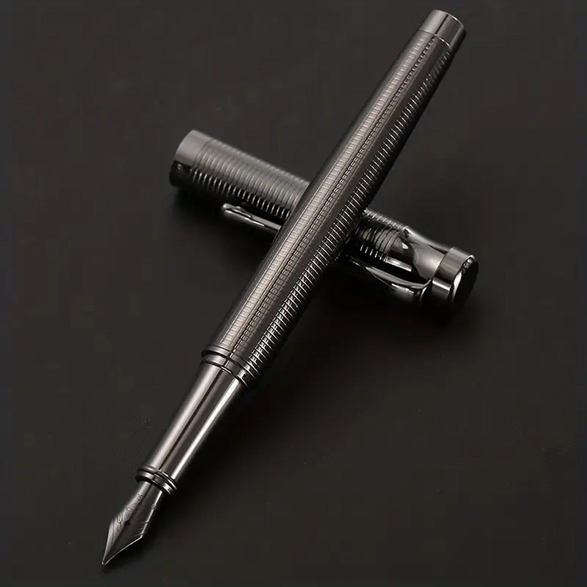 Business Gray Metal Pen – Sleek, Refillable, and Timeless - Urban Mart