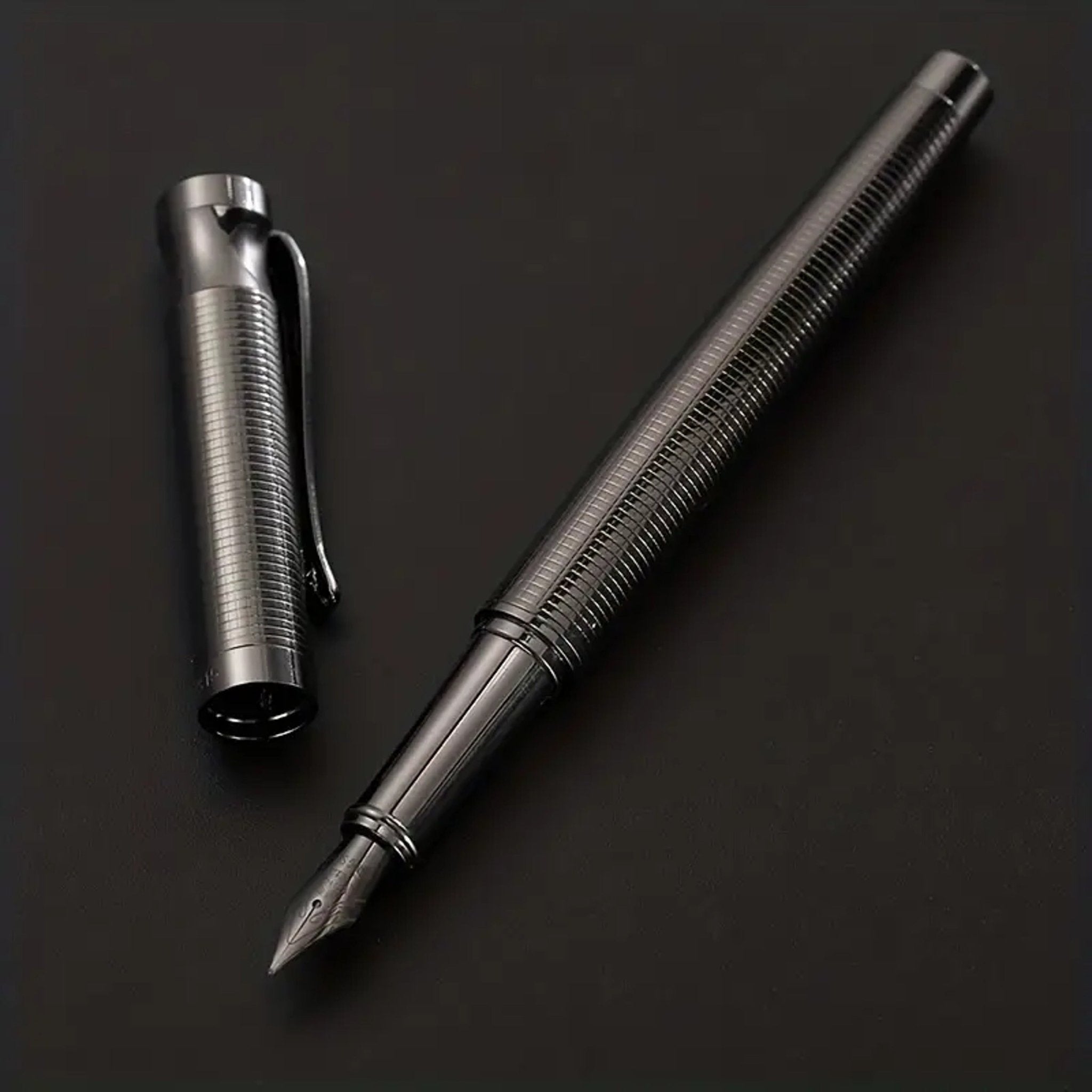 Business Gray Metal Pen – Sleek, Refillable, and Timeless - Urban Mart