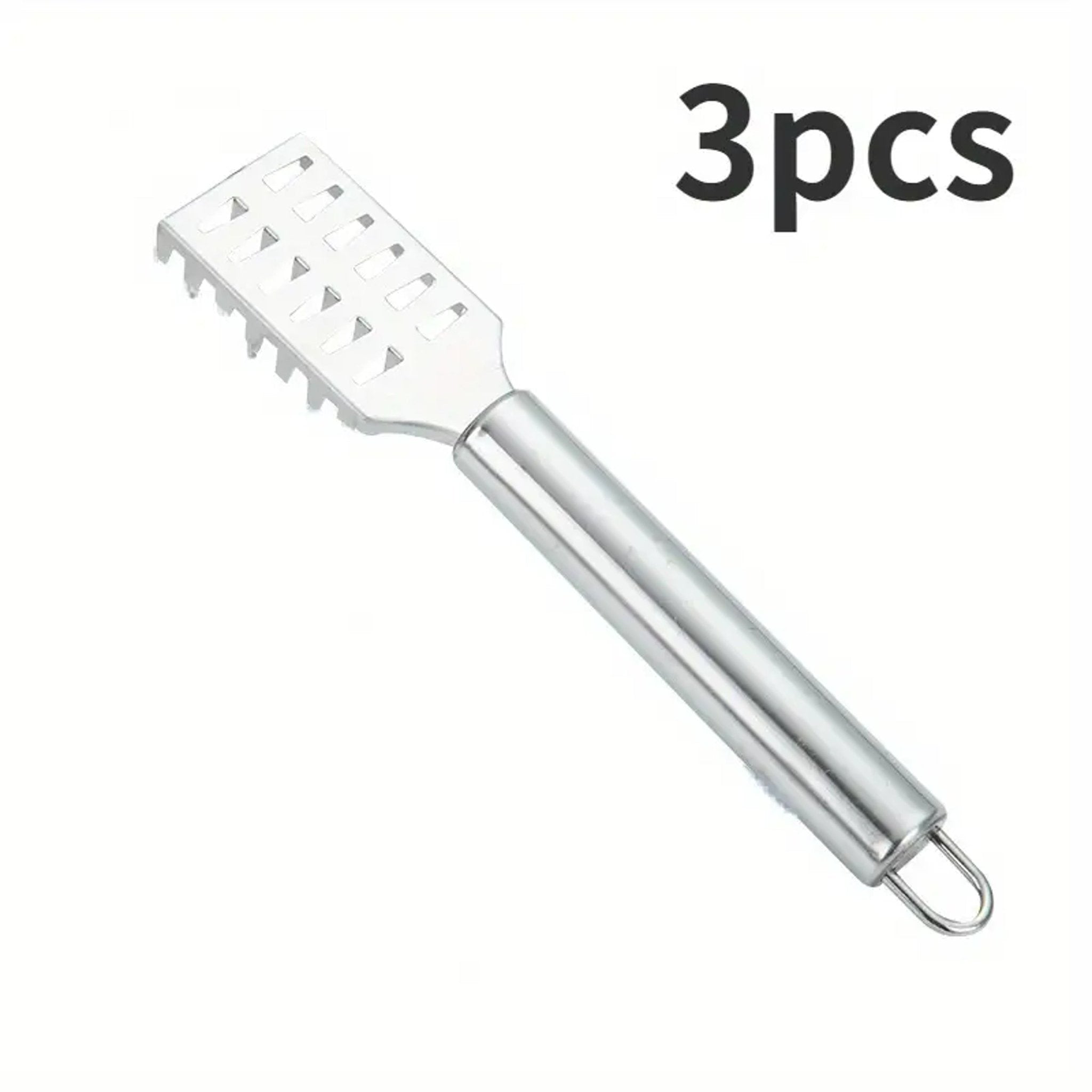 Quick & Easy Fish Scaler Set – 3pcs Stainless Steel - Urban Mart